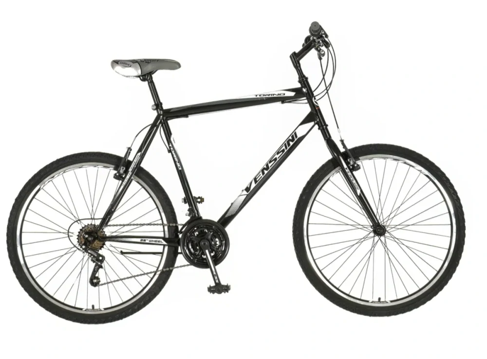 Bicykel Venssini Torino 26" Čierna Biela