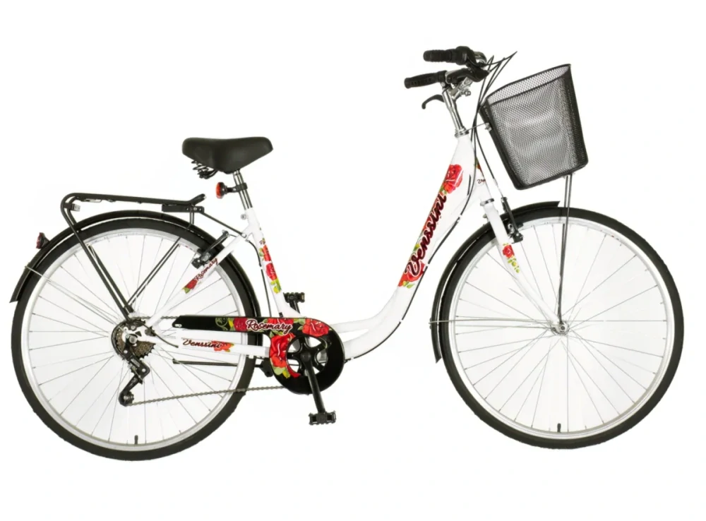 Bicykel Venssini Diamante 26x1.3/8" Biela Červená