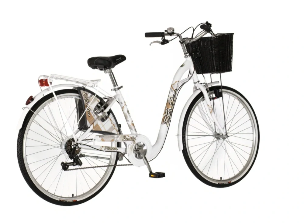Bicykel Visitor Fashion Eternity 28" Biela Sivá