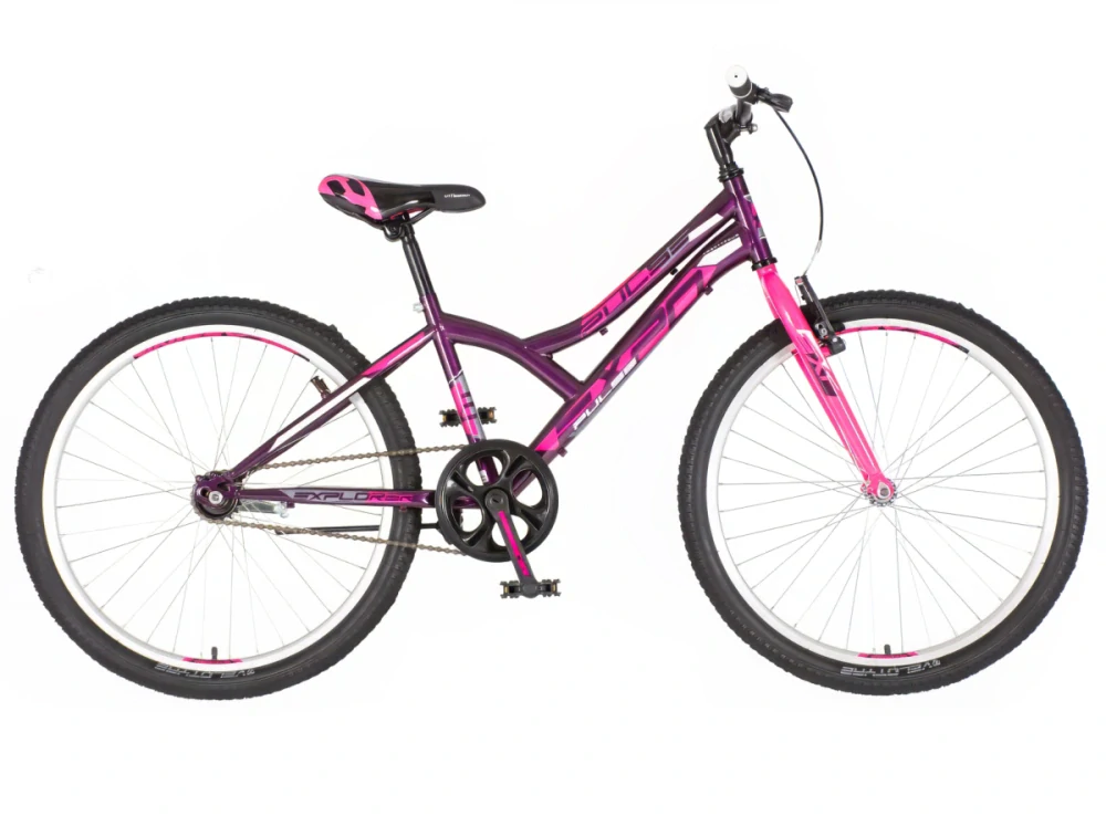 Bicykel Explorer Spy Diasy 24" Fialová Ružová