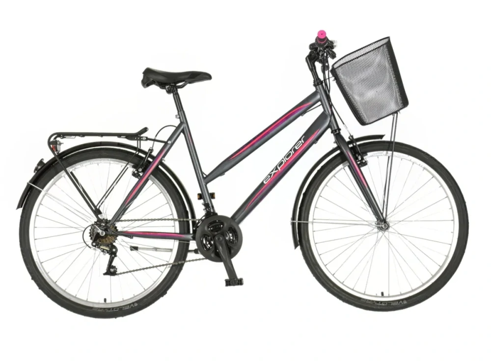Bicykel Explorer Spy 26" Tmavá Sivá Fialová