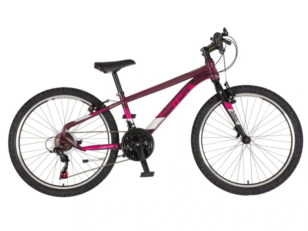 Bicykel Visitor Radiance 24" Bordová Ružová