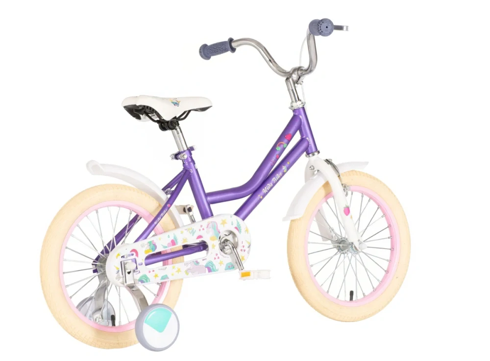 Bicykel Kids bike Unicorn fialová 16 2024 Girl