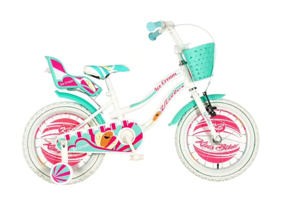 Bicykel Visitor Ice Cream 16" Biela Tyrkys KIDS