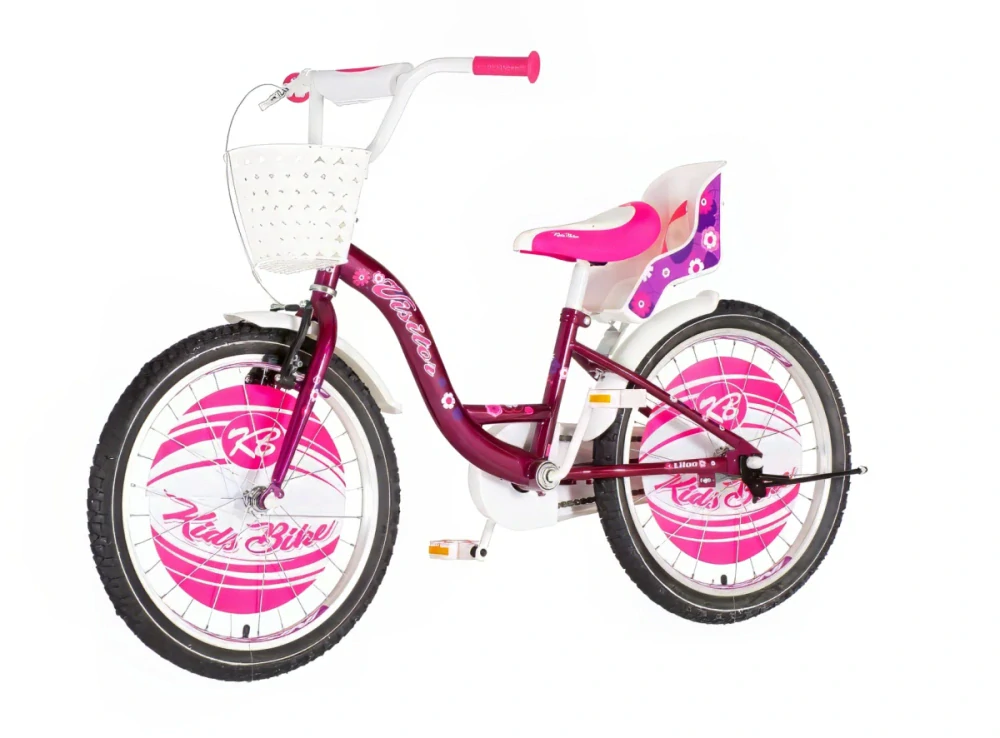 Bicykel Visitor LILOO 20" Tmavá Fialová Ružová