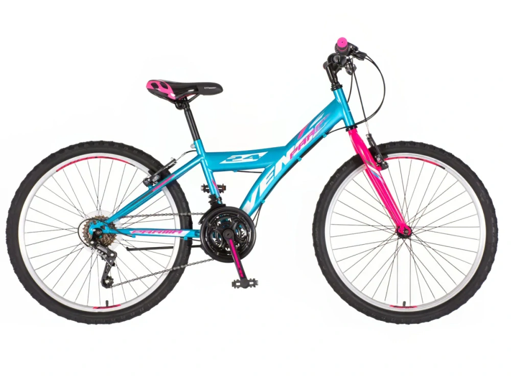 Bicykel Venssini Parma 24" Modrá Ružová