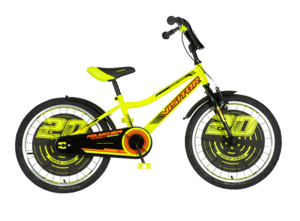 Bicykel Visitor Ranger 20" Neonová Žltá Čierna KIDS