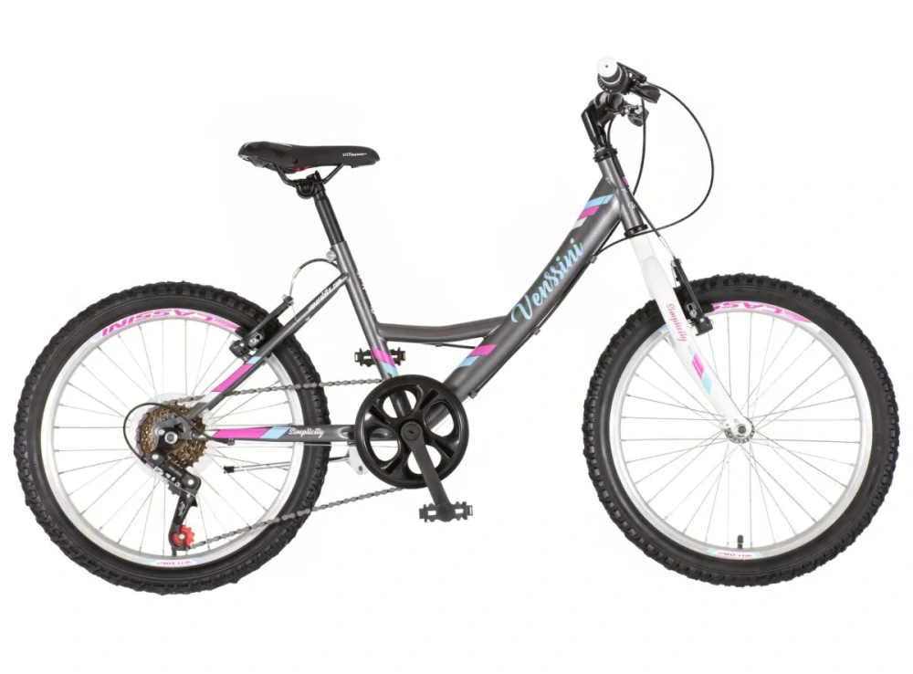 Bicykel Venssini Parma 20" Sivá Modrá KIDS