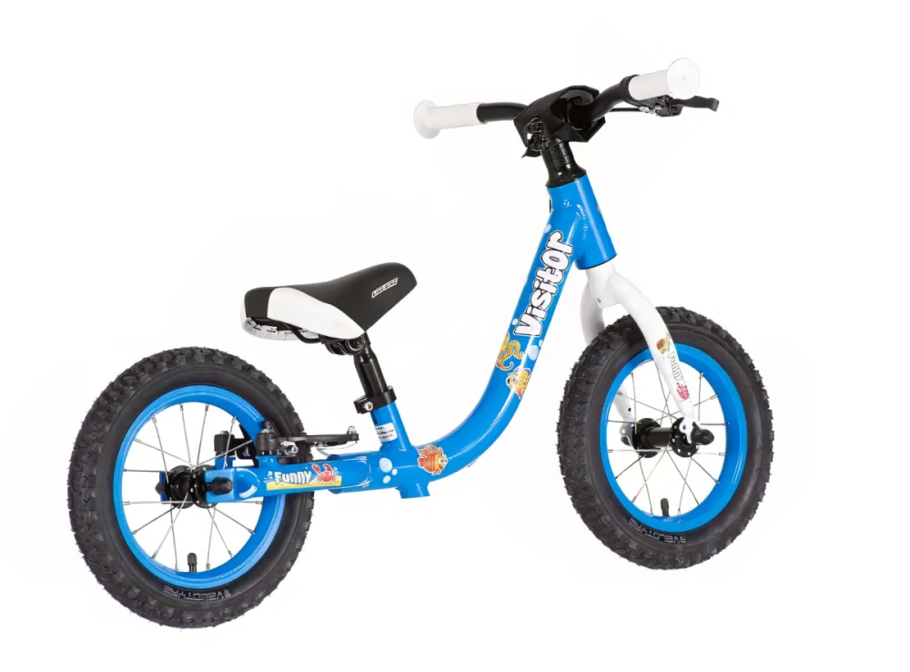 Bicykel Visitor Gur Gur 12" Modro-Biely KIDS