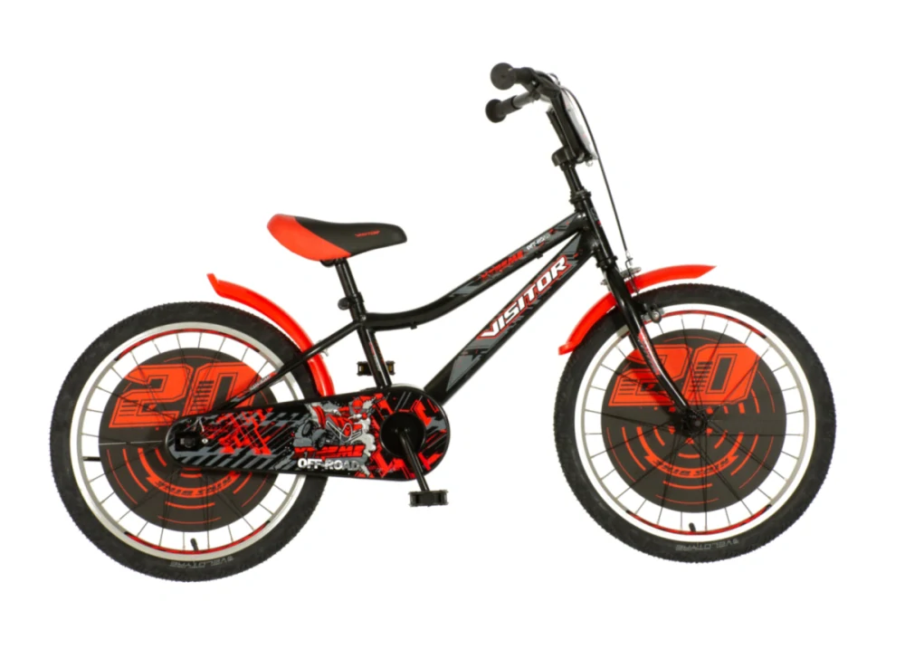Bicykel Visitor Xtreme 20" Čierna Sivý