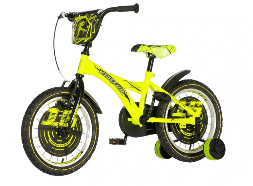Bicykel Visitor Player 16" Neonova Žlto Čierna KIDS