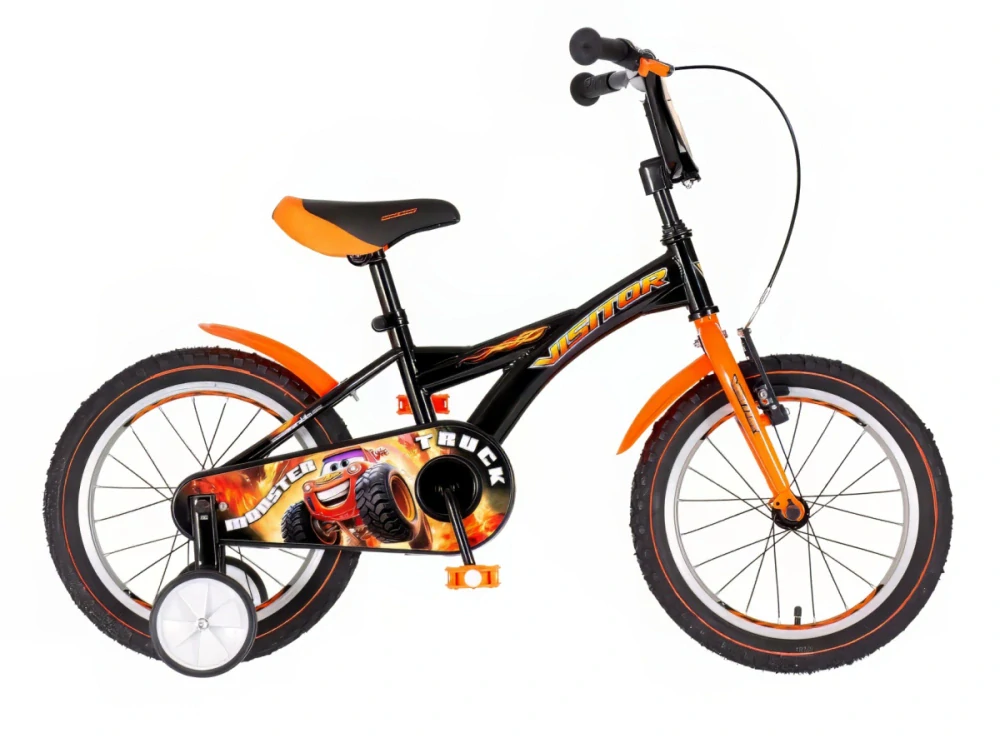 Bicykel Visitor Truck monster 16" Čierno Oranžová