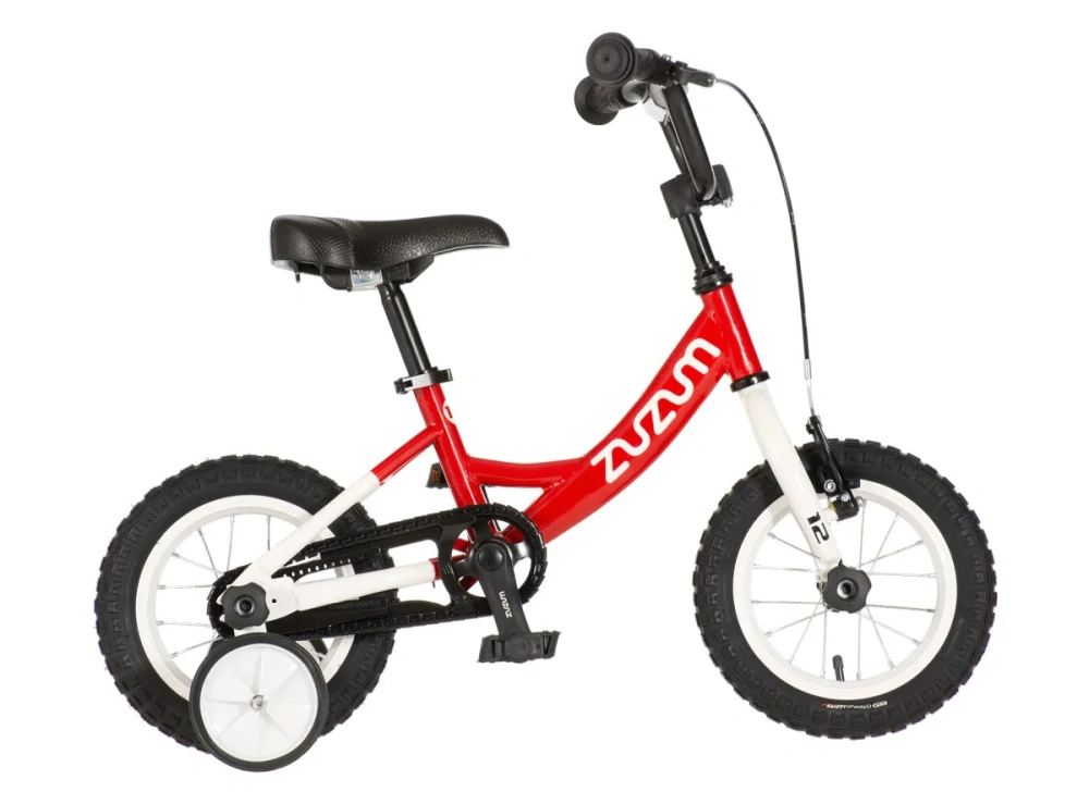 Bicykel 12 ZUZUM 12" Červeno Biela Girl