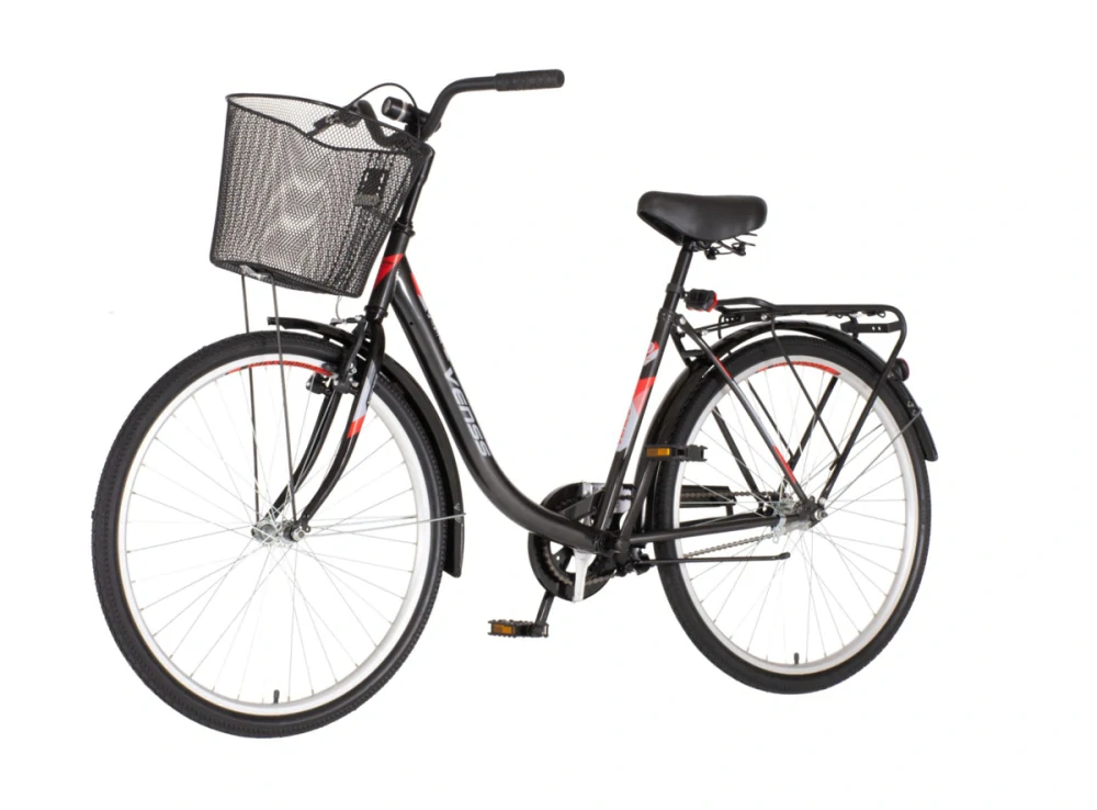 Bicykel Venssini Venecija 26" Sivá Čierna UNI