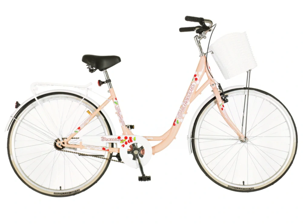 Bicykel Venssini Diamante 26x1.3/8" Ružová Béžová Biela W