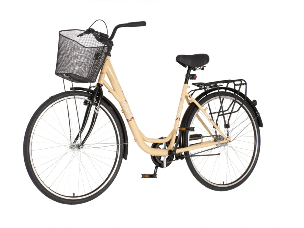 Bicykel Venssini Diamante 28" Krémová Hnedá UNI