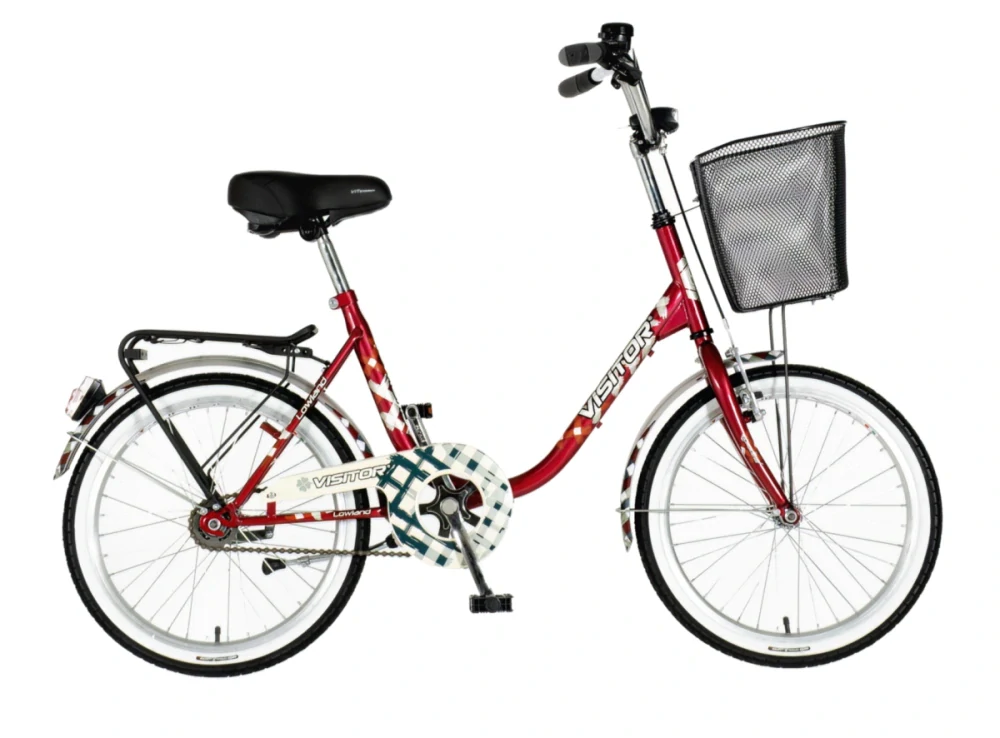 Bicykel Visitor Lowland 20" Červená Sivá UNI