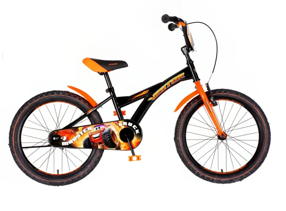 Bicykel Visitor Moster Truck 20" Čierno Oranžový UNI