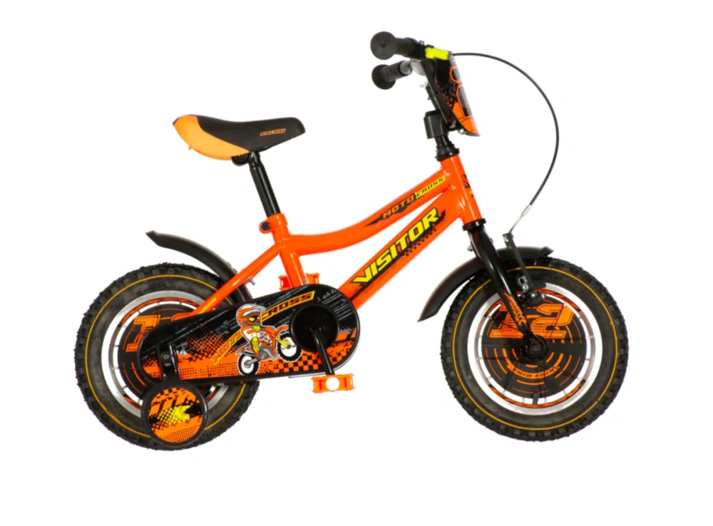 Bicykel Visitor Ranger 12" Oranžový KIDS