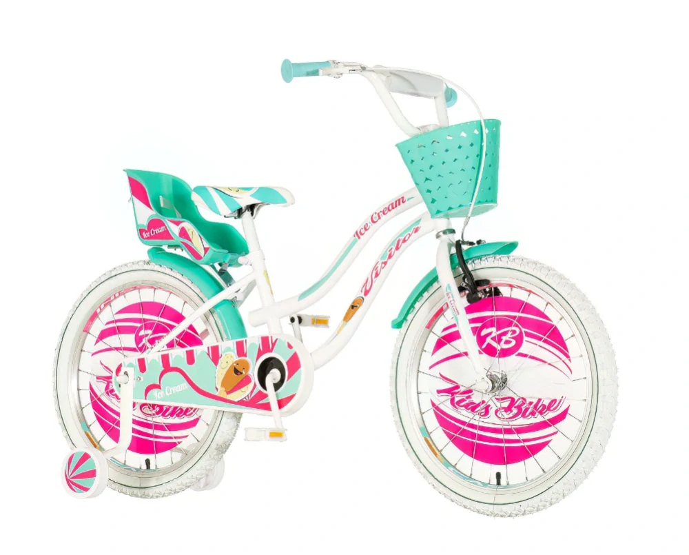 Bicykel Visitor Ice Cream 20" Bielo Tyrkysový