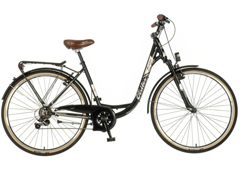 Bicykel Visitor Lungo 28" Čierna Zelená UNI