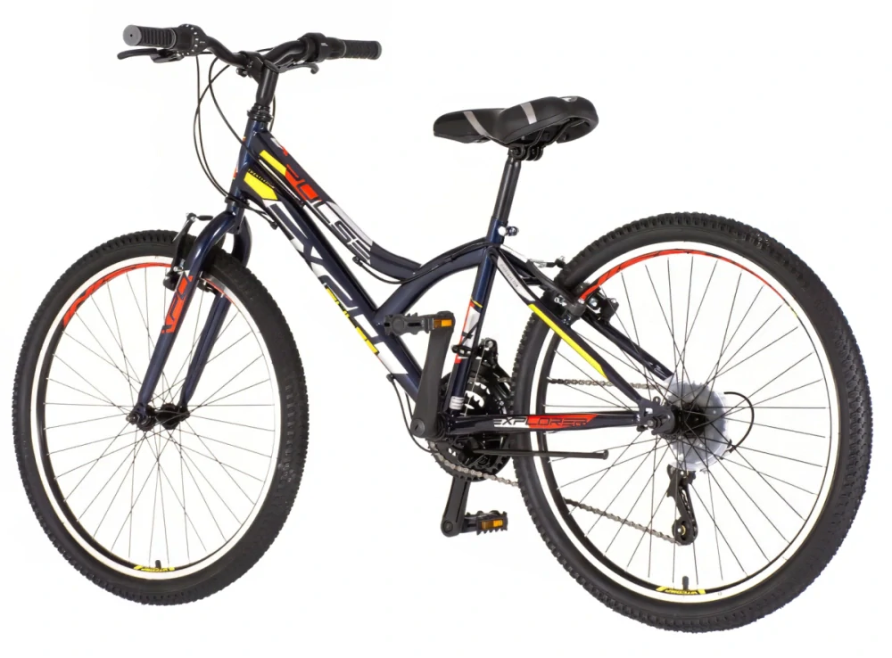 Bicykel Explorer Spy Legion 24" Tmavo Modrá Žltá Biela M