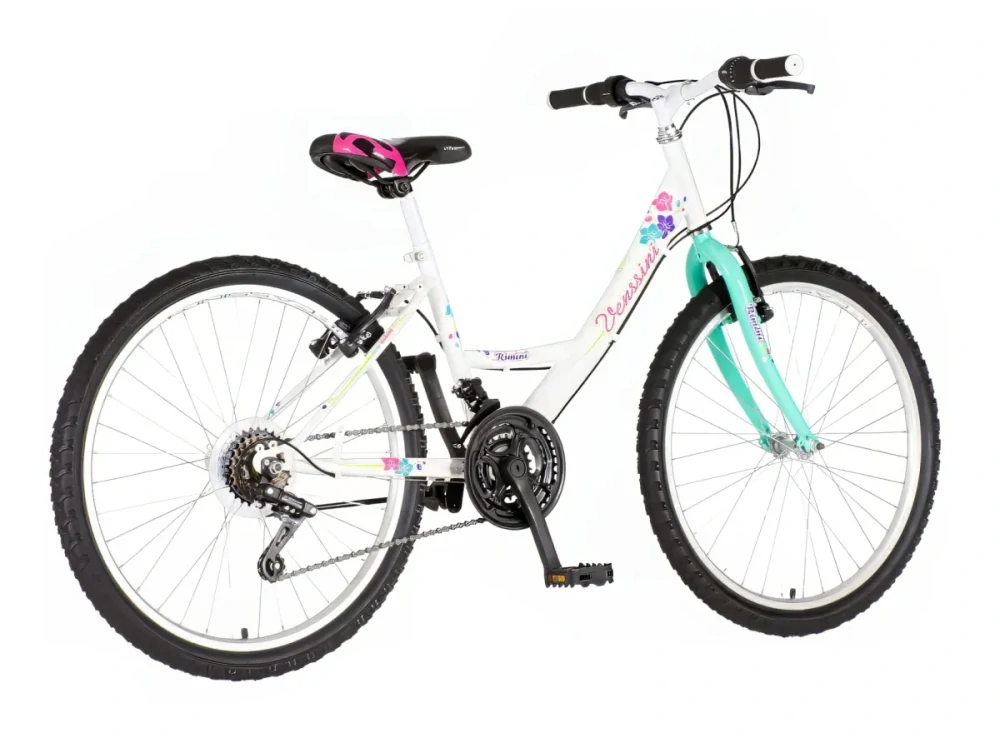 Bicykel Venssini Parma 24" Biela Tyrkys G