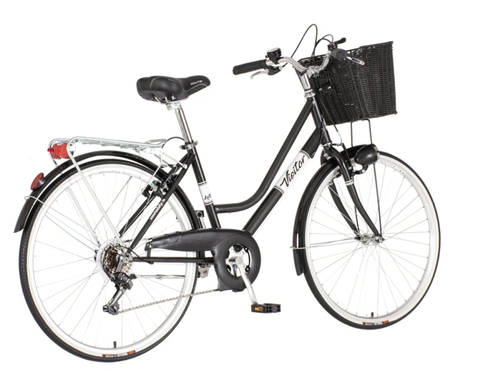 Bicykel Visitor Fashion Latte 26x1.3/8" Čierna