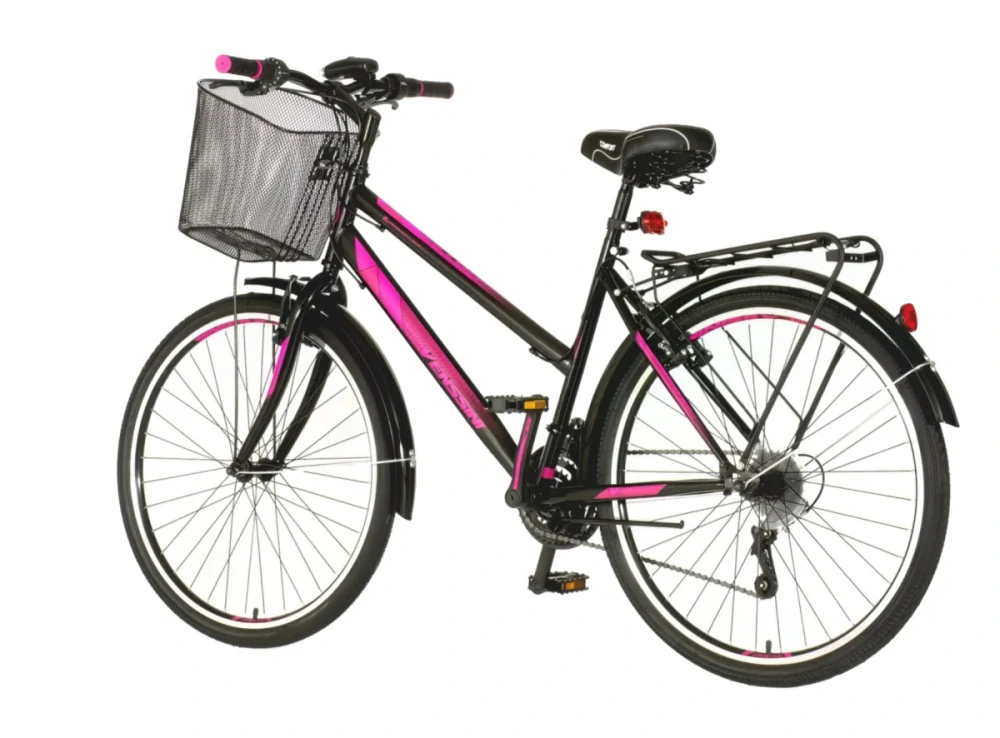 Bicykel Venssini Roma 26" Čierna Ružová