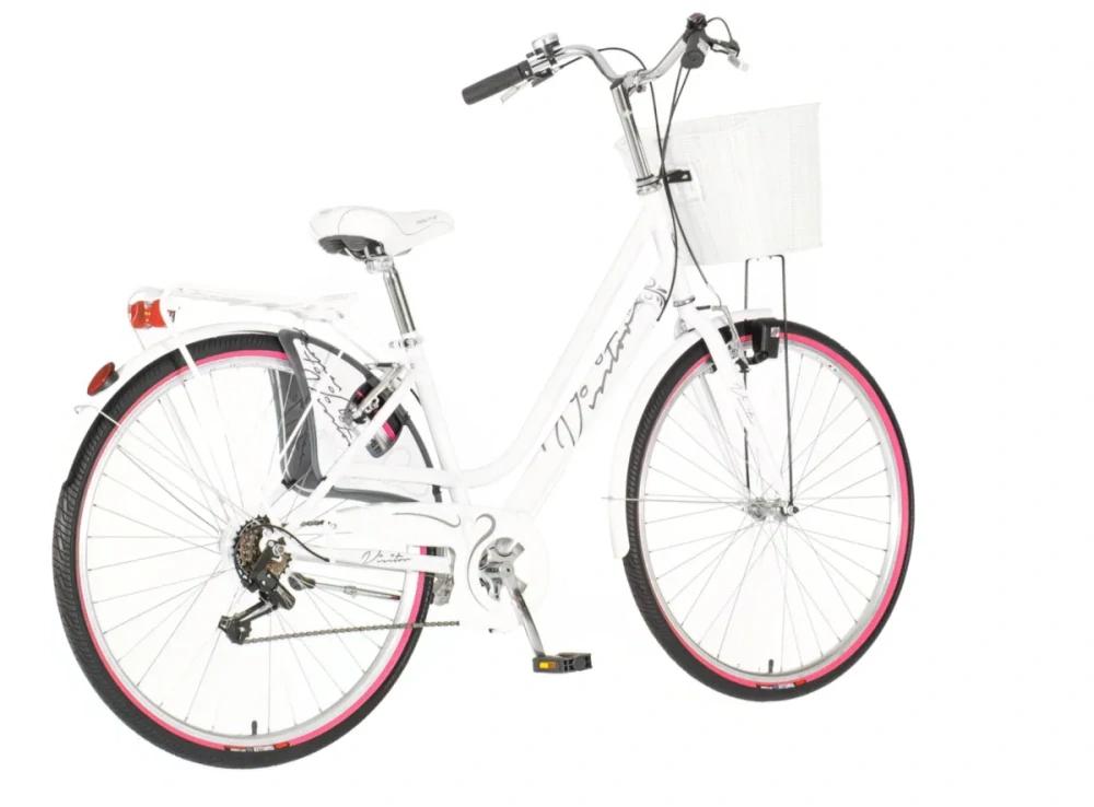 Bicykel Visitor Fashion Paris 28" Biela Sivá
