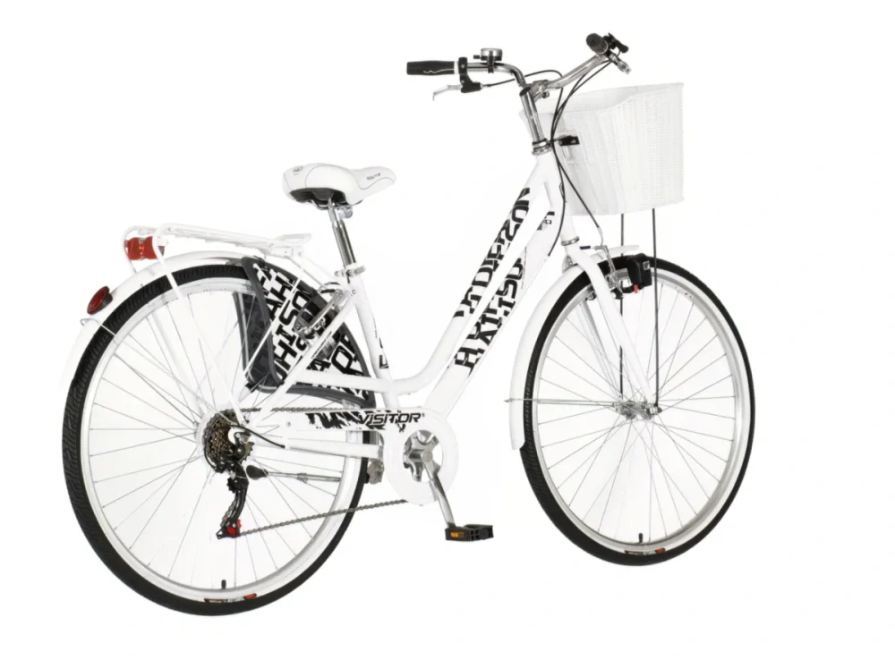 Bicykel Visitor Fashion 28" Biela Čierna