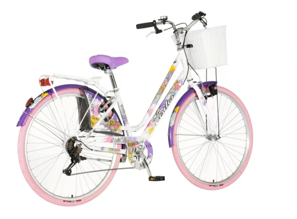 Bicykel Visitor Fashion Holicolor 28" Biela Multicolor