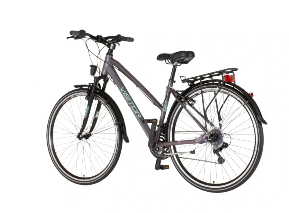 Bicykel Visitor TERRA LADY 28" Sivá Tyrkys