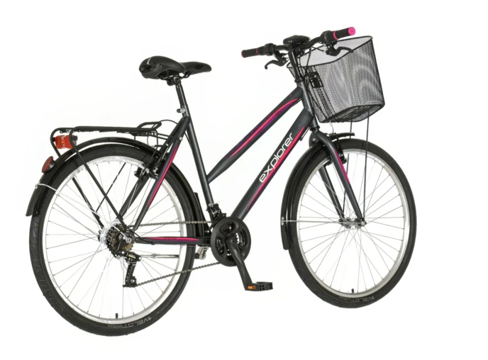 Bicykel Explorer Spy 26" Tmavá Sivá Fialová