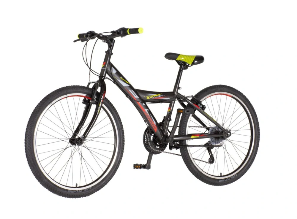 Bicykel Venssini Parma 24" Tmavá Sivá Biela Červená KIDS