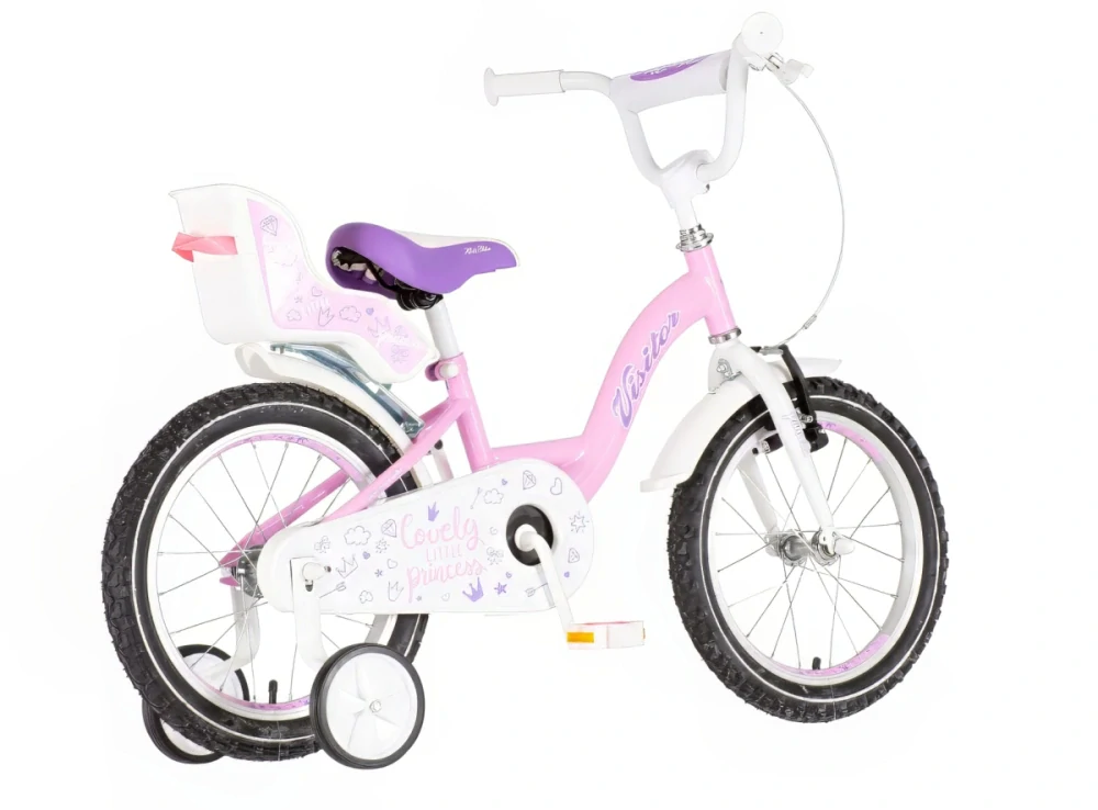 Bicykel Visitor Lovely little Princess 16" Ružová Biela KIDS