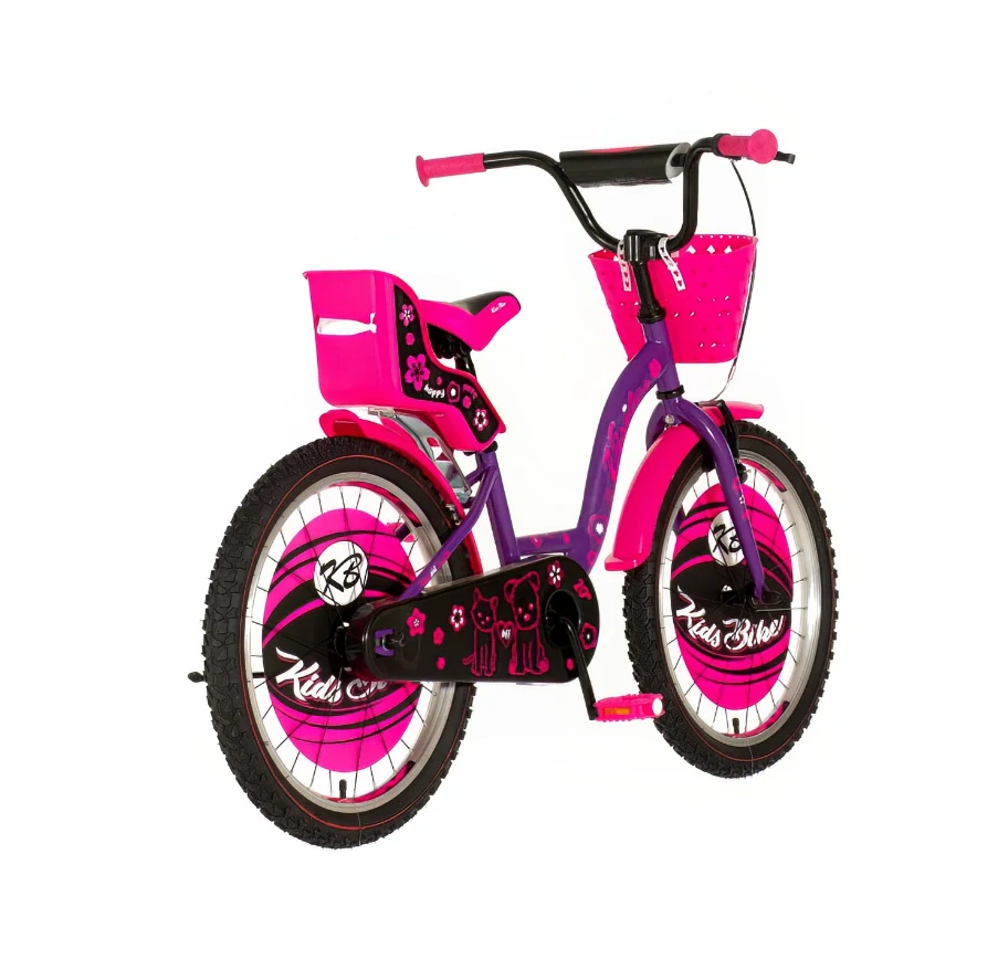 Bicykel Visitor LILOO 20" Fialová Čierna Ružová