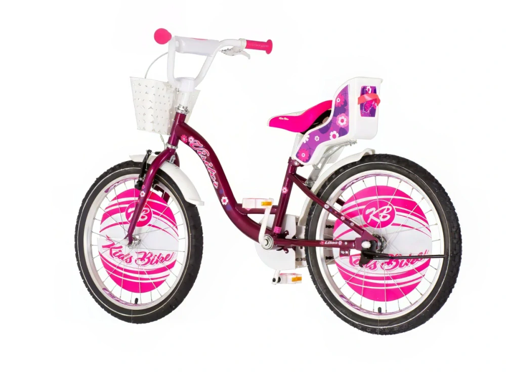 Bicykel Visitor LILOO 20" Tmavá Fialová Ružová