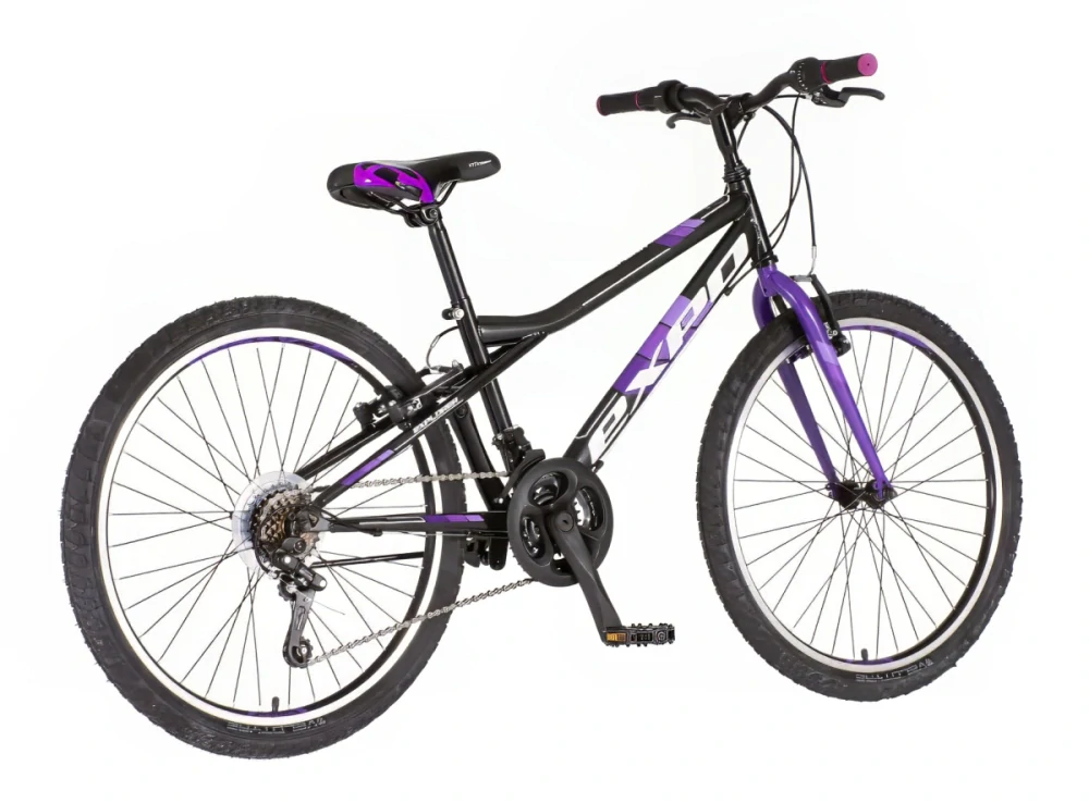 Bicykel Explorer Spark 24" Čierna Fialová KIDS