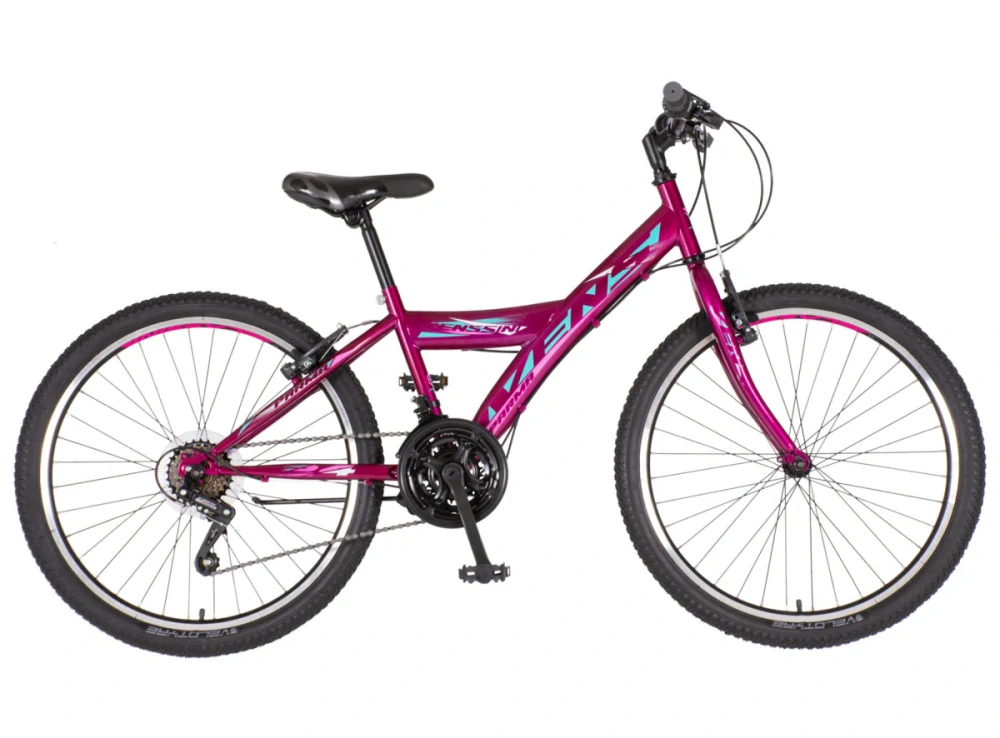 Bicykel Venssini Parma 24" Ružová Tyrkys KIDS