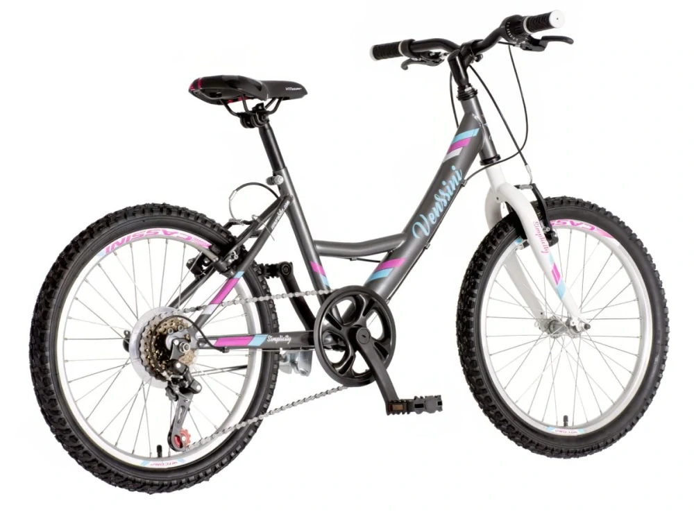 Bicykel Venssini Parma 20" Sivá Modrá KIDS