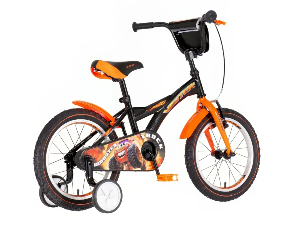 Bicykel Visitor Truck monster 16" Čierno Oranžová
