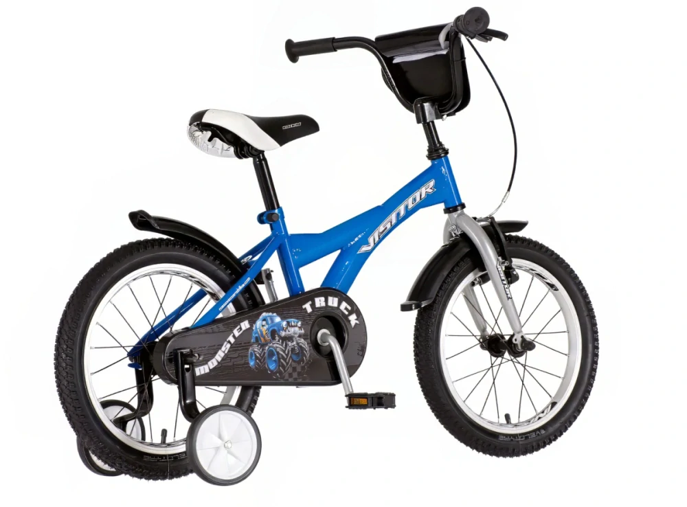 Bicykel Visitor Truck monster 16" Modro Biely