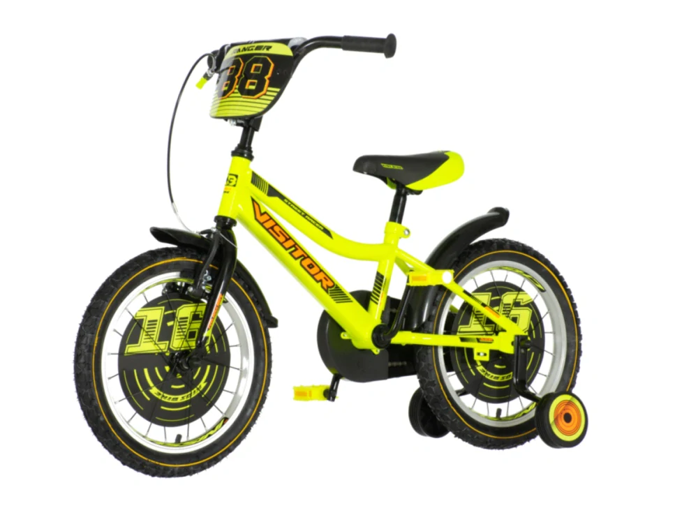 Bicykel Visitor Ranger 16" Neonova Žlto Čierna KIDS