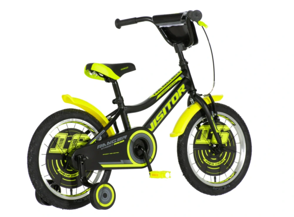 Bicykel Visitor Ranger 16" čierno žltá