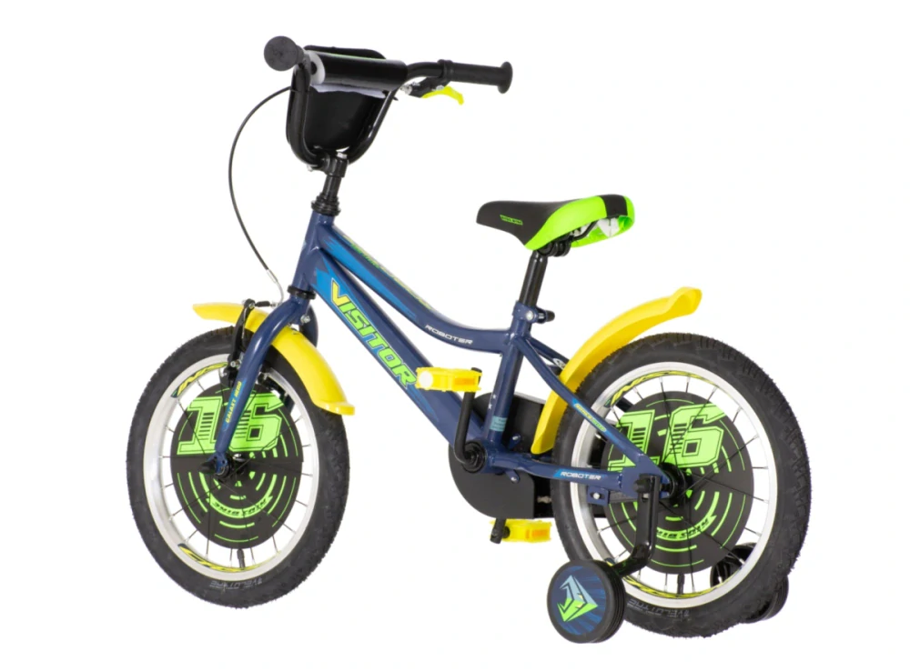 Bicykel Visitor Roboter 16" Modro Žltá KIDS