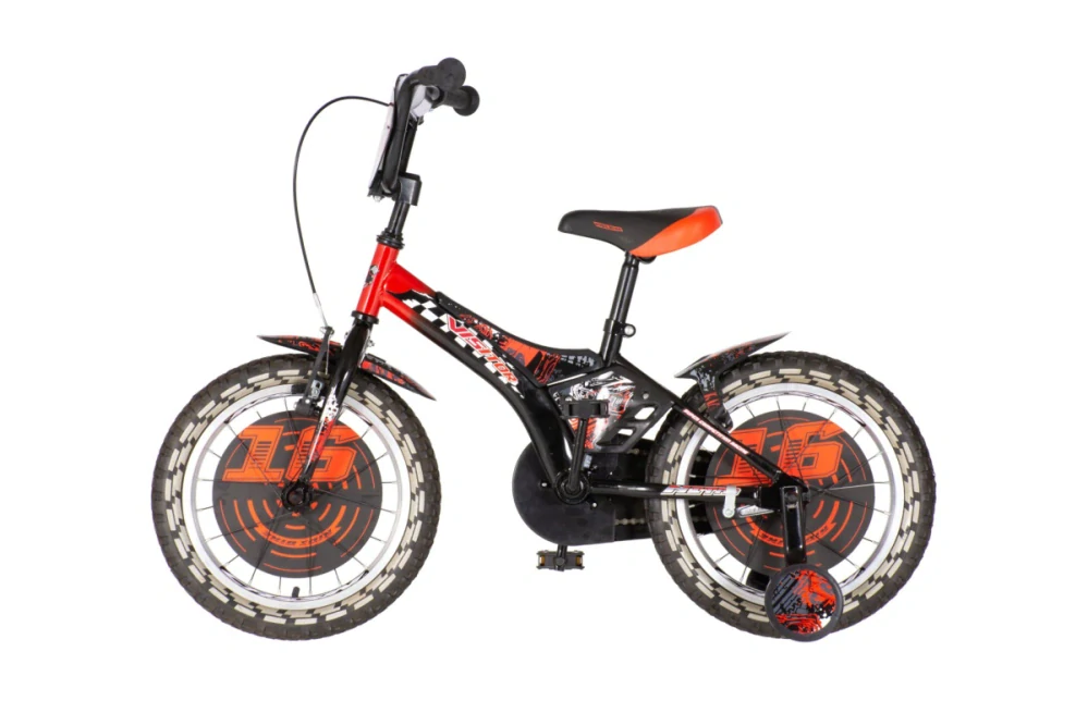 Bicykel Visitor Nitro 16" Čierno Červená