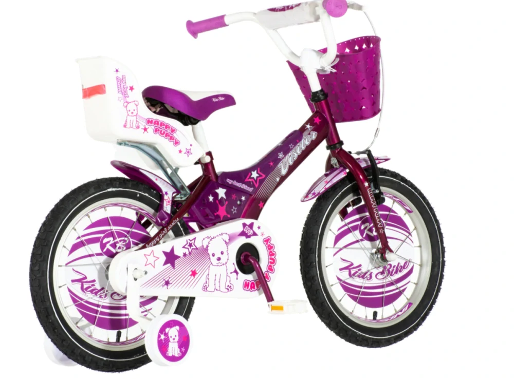 Bicykel Visitor Super Star 16" Čierno Fialová
