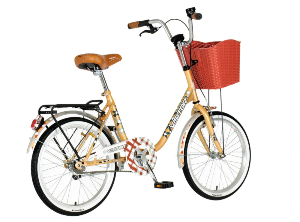 Bicykel Visitor Lowland 20" Svetlá Hnedá Žltá UNI