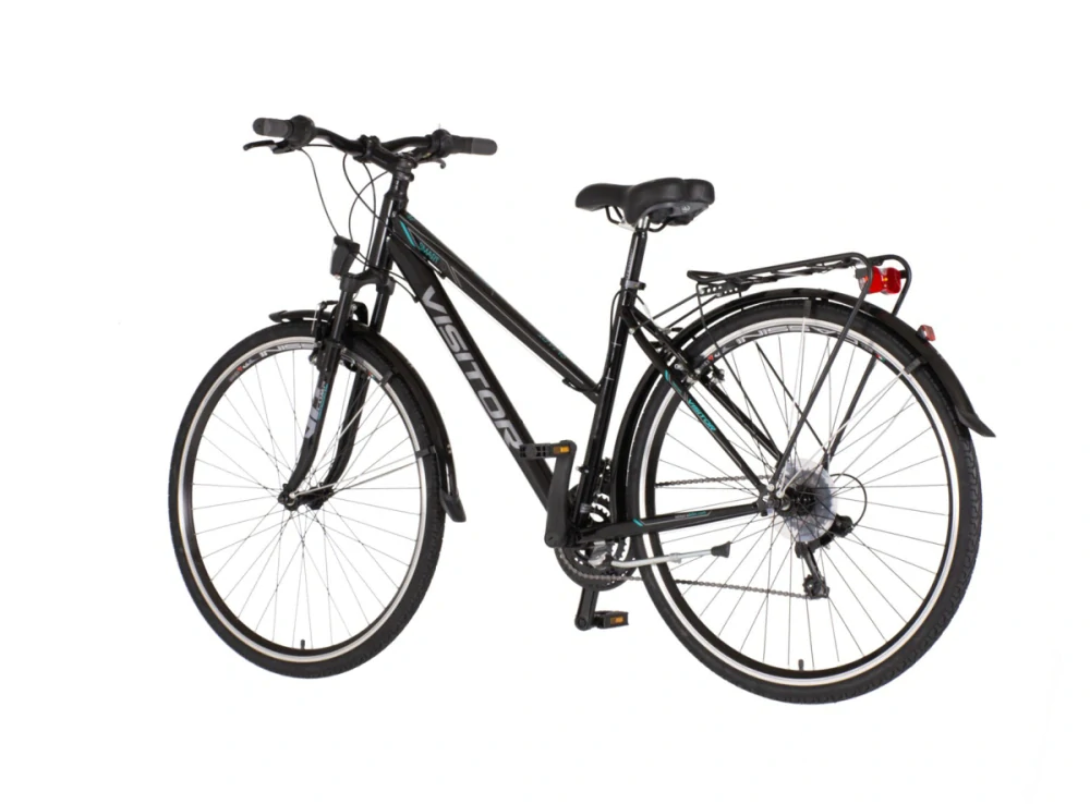 Bicykel Visitor Tour Smart 28" Čierna Tyrkys